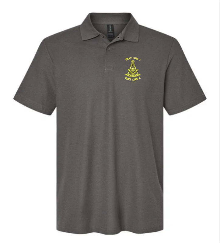 Mason / Masonic Past Master Pique Polo (image for) Mason / Masonic Past Master Pique Polo